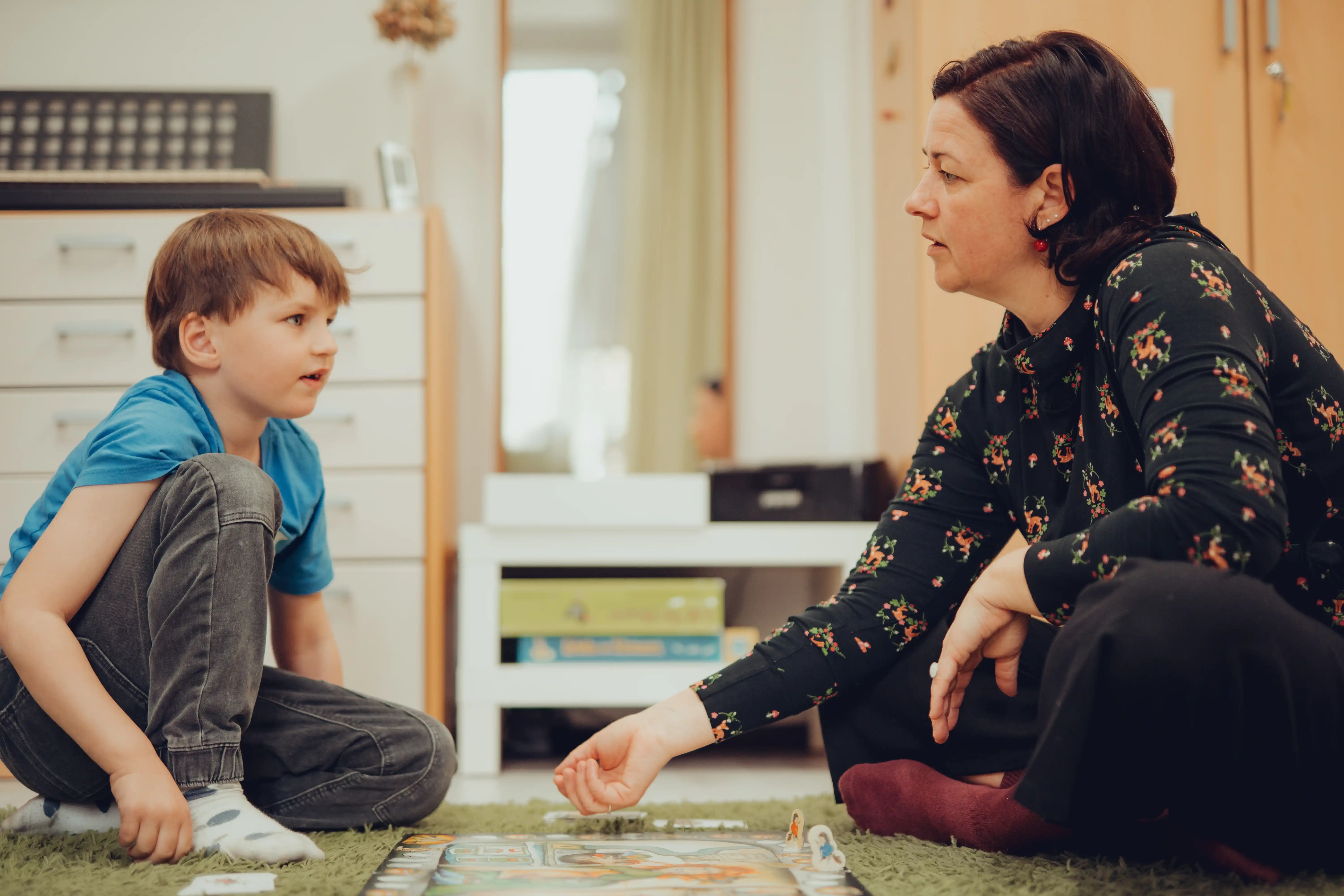 Einblick in den Therapieraum